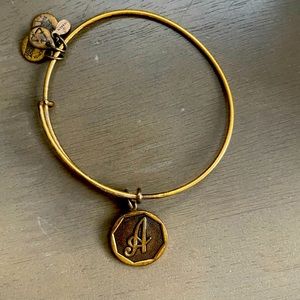 Alex and Ani initial “A” Bangle
